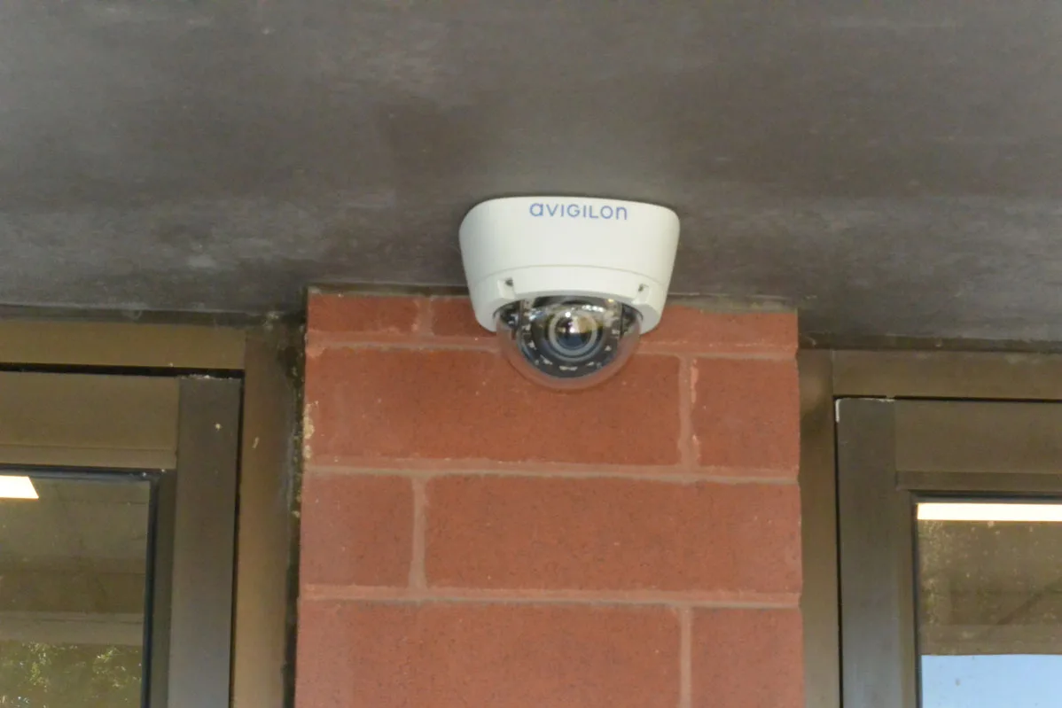 BTI commercial install, Downers Grove: Avigilon security camera