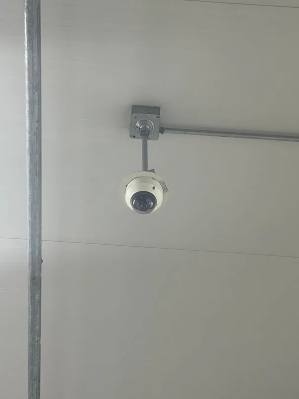 BTI commercial install, Chicagoland automotive dealership: exterior security camera