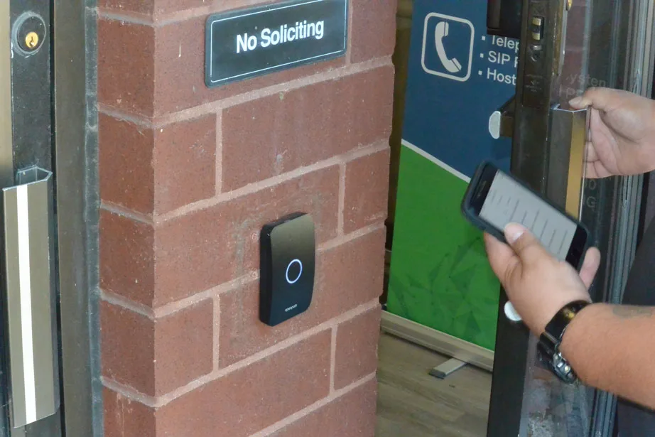 BTI commercial install, Downers Grove: Openpath access control reader