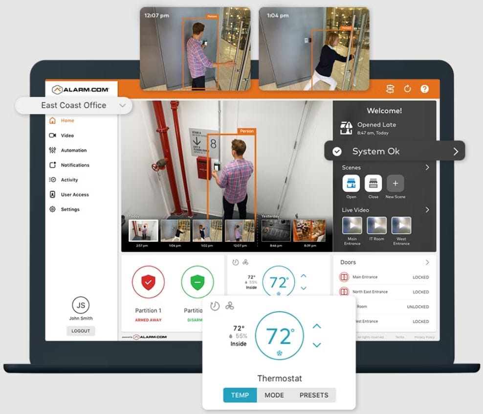 alarm.com integrated approach