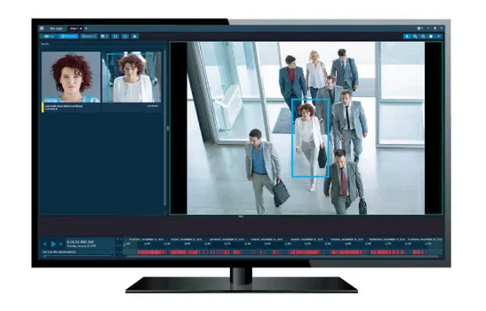Avigilion ACM software facial recognition feaurtre displayed in a computer