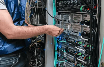 Installation of IT equipment, cabling, hardware and software