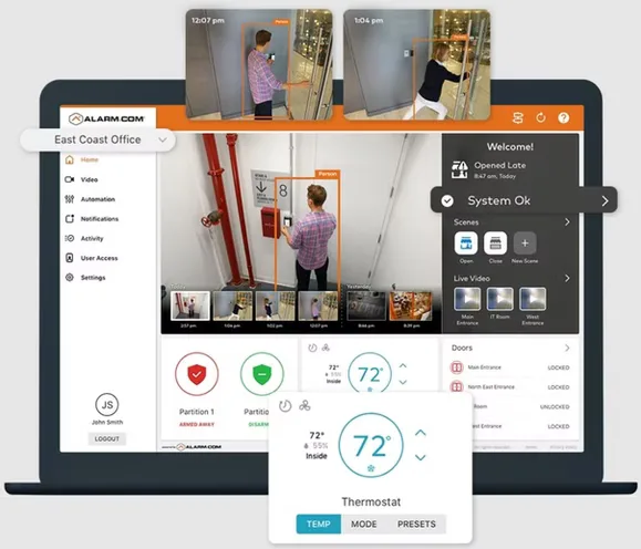 alarm.com integrated approach