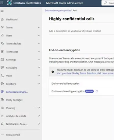 Make highly confidental calls