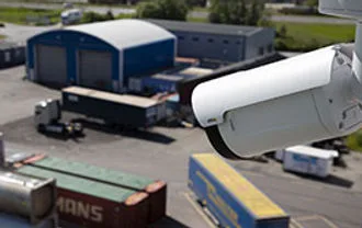 Protect your logistic facility with access control, CCTV, & alarm notification systems