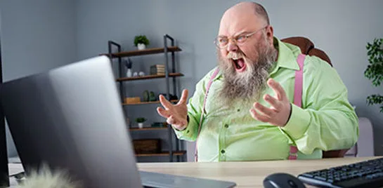 Angry technician after discovering network failures too late