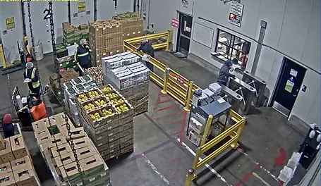 Video camera analytics being used for food safety.