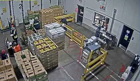 Video camera analytics being used for food safety.