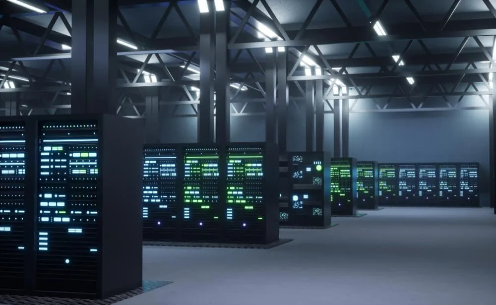 IT Server room being managed by a IT infrastructure management specialist.