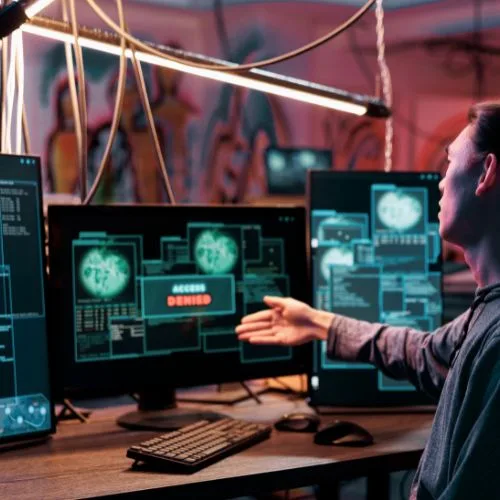 Cybersecurity protocols denies access to hacker