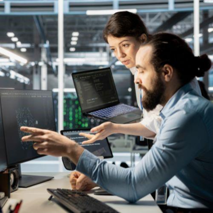 Too Much on Your IT Team’s Plate? Co-Managed IT Services Can Help 1 IT Team providing co-managed it suppport