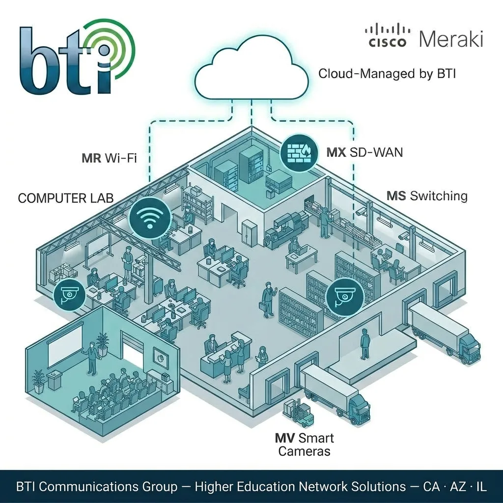 Cisco Meraki Solutions for Education Organizations – BTI Communications Group