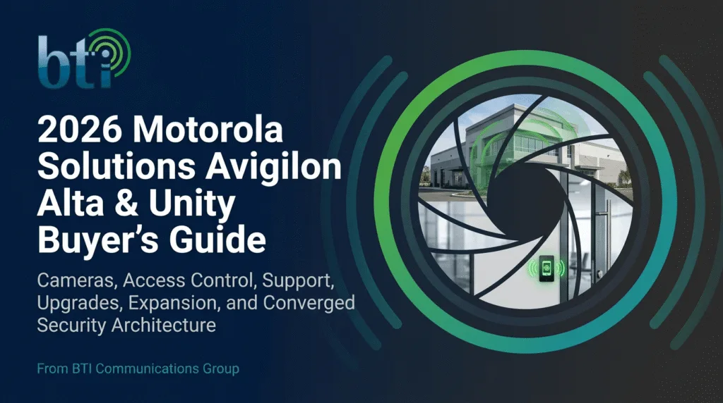 2026 Motorola Solutions Avigilon Alta Unity Cameras Access Control Buyers Guide Cover