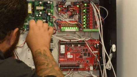access control panel repair