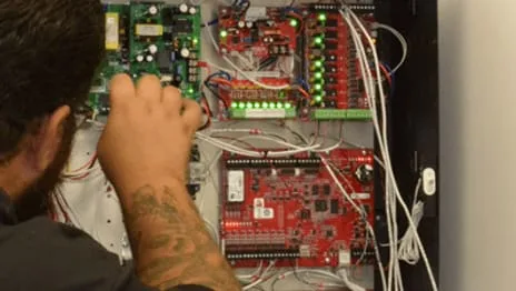 access control panel repair