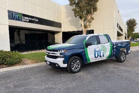 bti los angeles office truck