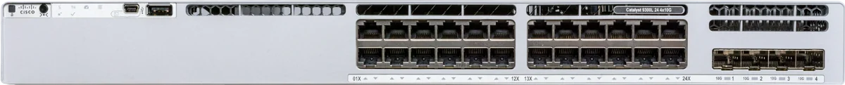 Cisco Catalyst 9300L-M 24-port switch with 4x10G uplinks