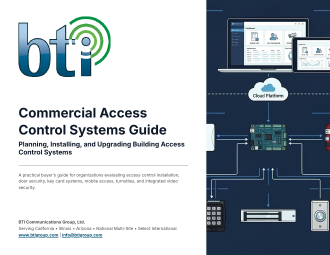 Cover of BTI's Commercial Access Control Systems Guide