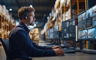 logistic security monitoring support