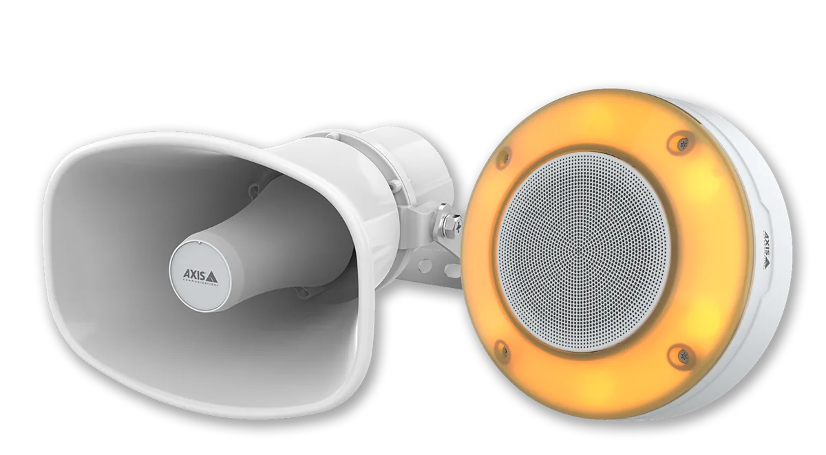 YourSix Audio Talk-Down YourSix Y6OS audio talk-down with Axis network speakers, horn and strobe speaker